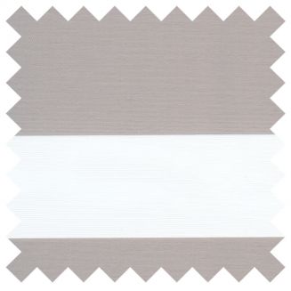 Senses Mirage Poise Grey Roller Blind With White Cassette