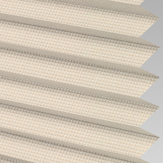 Hemp Asc Biscotti Perfect Fit Pleated Blinds