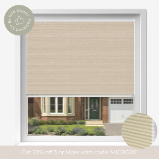 Intu Micro Pittsburgh Sand Honeycomb Pleated Blind