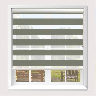 Senses Mirage Allure Green Roller Blind With White Cassette