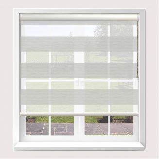 Senses Mirage Aura Silver Roller Blind With White Cassette