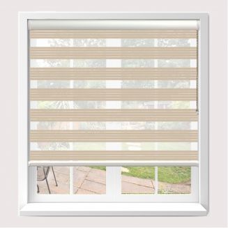 Senses Mirage Balance Peach Roller Blind With White Cassette