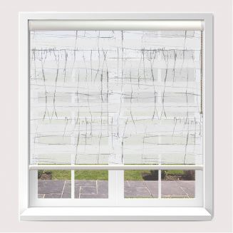 Senses Mirage Crackle Porcelain Roller Blind With White Cassette