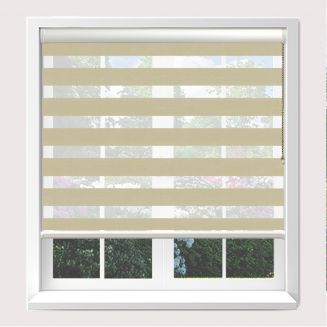 Senses Mirage Demure Gold Roller Blind With White Cassette