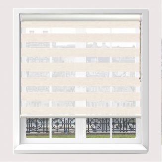 Senses Mirage Desire Natural Roller Blind With White Cassette