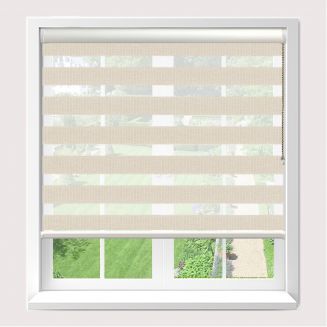 Senses Mirage Entwine Cream Roller Blind With White Cassette