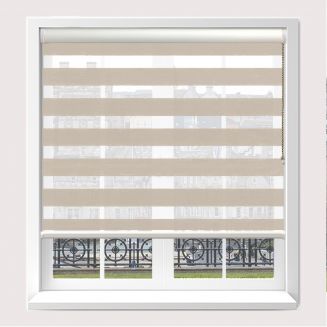 Senses Mirage Poise Beige Roller Blind With White Cassette