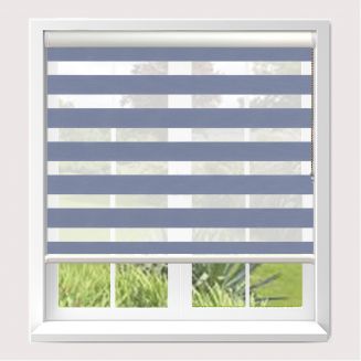 Senses Mirage Poise Denim Roller Blind With White Cassette