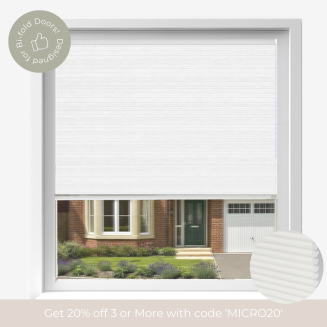 Intu Micro Pittsburgh Snow Honeycomb Pleated Blind