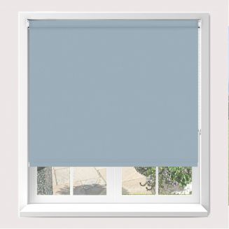 Banlight Duo Fr Smokey Blue Roller Blind