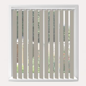 Vogue Exlite Light Grey Vertical Blind  