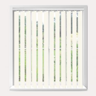 Vogue Exlite Snow Vertical Blind  