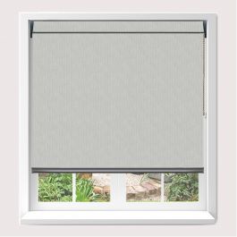 Open Cassette 70 Ribbons Asc Silver Roller Blind With Anthracite Cassette