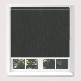 Open Cassette 40mm Issac Blackout Charcoal Roller Blind