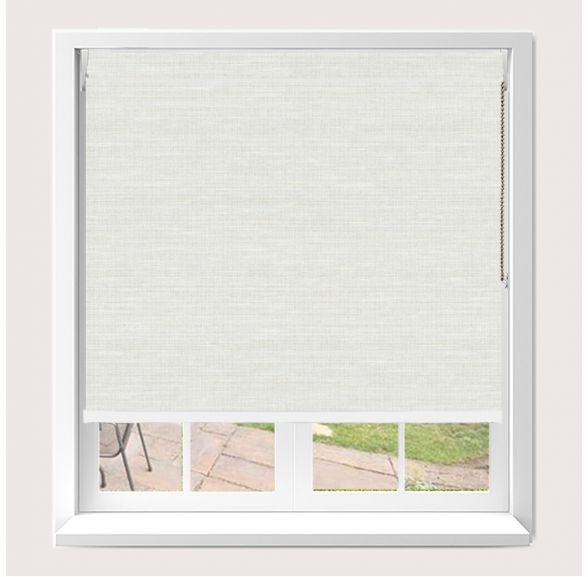 Open Cassette 70 Venga Ecru Roller Blind With White Cassette